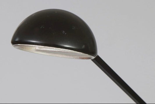 Vintage Stehlampe von Soelken für Soelken schwarz flexibel