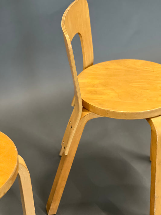 Vintage Stuhl 65 von Alvar Aalto