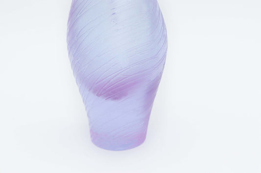 Vintage Vase Alexandrite Glass by Miroslav Klinger for ZBS Lilac Pink