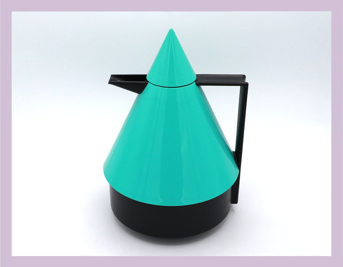 Vintage Emsa Rio Thermoskanne Mintgrün 80er Grün Plastik Resin Kanne Kaffee Tee 1980 Isolierkanne Postmodern Memphis Milano Ettore Sottsass - 2nd home