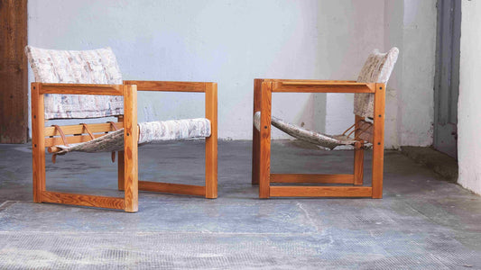 Zwei Safari Mid Century Stühle von Karin Mobring für Ikea im Danish Design - 2nd home