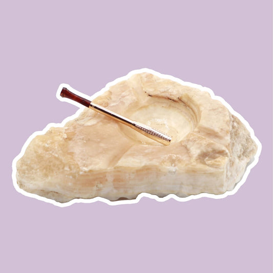 Vintage Ashtray Marble Mint Green Italian