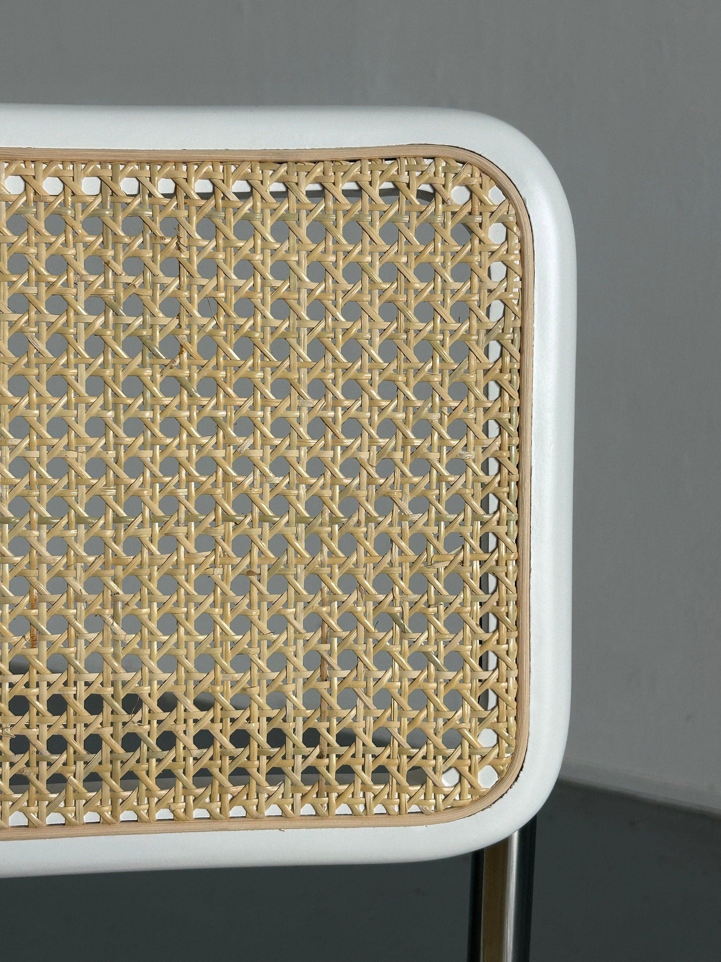 Vintage Freischwinger Cesca von Marcel Breuer weiß 1 von 12