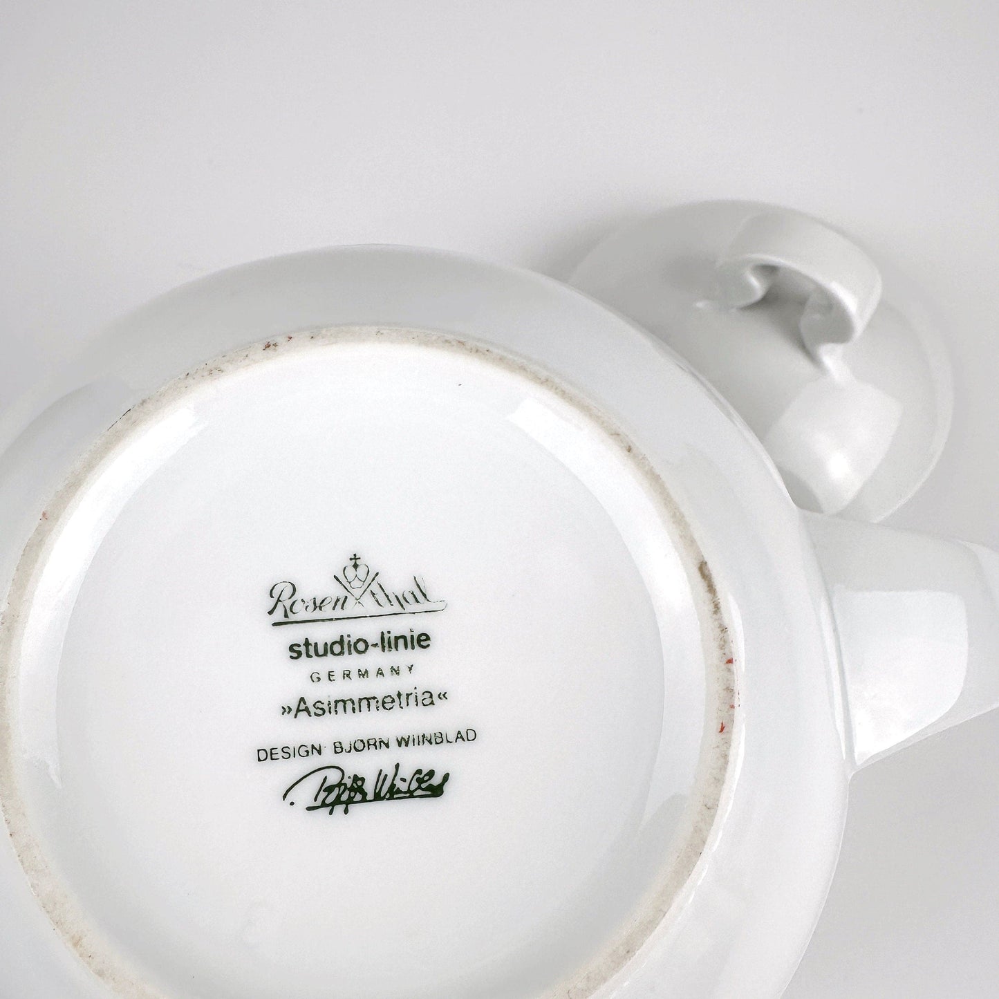 Vintage jug Rosenthal Studio Line Assimetria by Bjørn Wiinblad 1980s