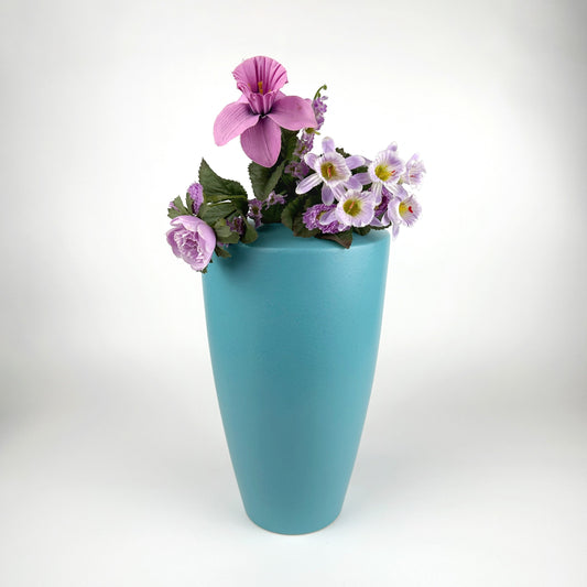 Vintage Vase Keramik Türkis von ASA Deutschland 1990er