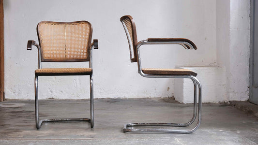 Vintage chair Thonet S 64 by Marcel Breuer set of 4