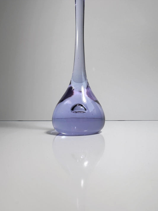 Vintage Vase Solifleur Glas von Arnolfo di Cambio für Sergio Asti Alexandrit Neodym