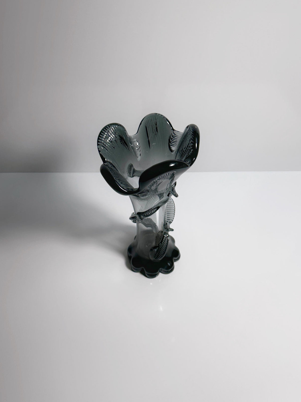 Vintage Jugendstil Glasvase Franz Welz Böhmen Art Nouveau 1900 1910