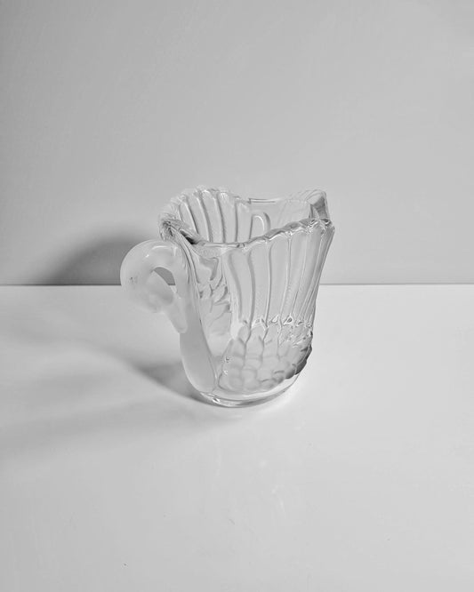 Vintage Carafe Walther Glas Art Deco Revival Swan 1980s