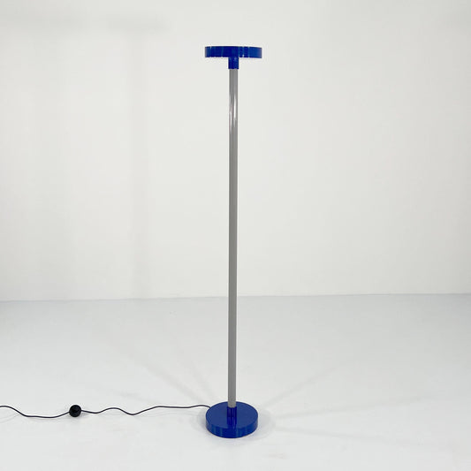 Vintage Beam Stehlampe von Ettore Sottsass für Bieffeplast blau