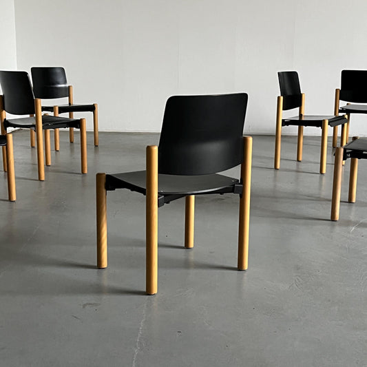 Vintage dining chair by Froscher Sitform 1990s 1 of 20 stackable