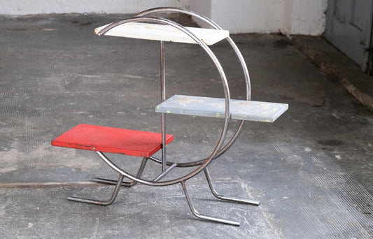 Bauhaus metal cake stand