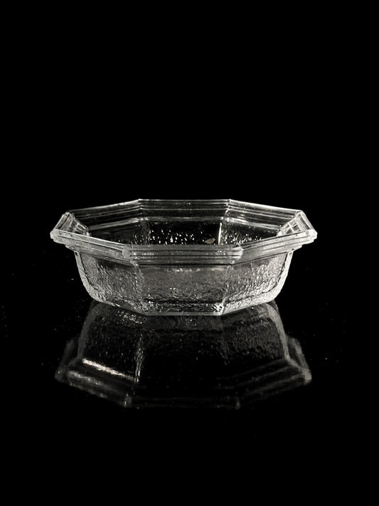 Vintage bowl WMF lead crystal from 1907 Art Deco Revival 80s set of 5