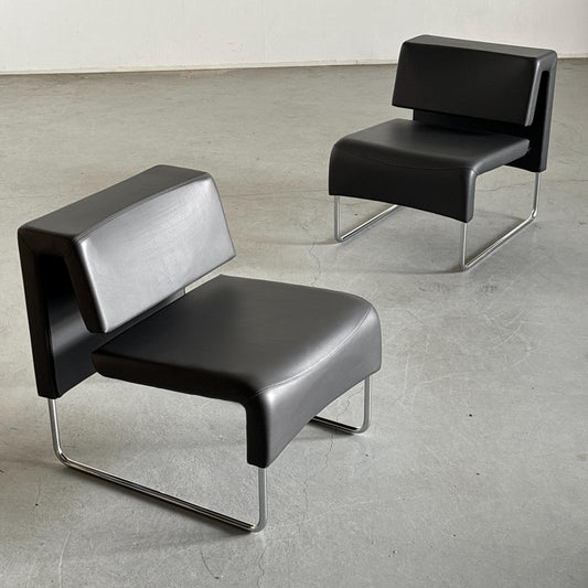 Vintage Lounge Chair Path von Fiorenzo Dorigo für Sitland Set von 2