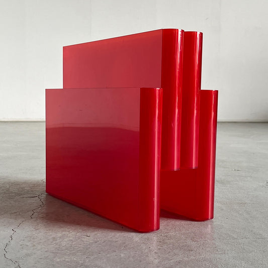 Vintage Zeitschriftenständer Mod. 4676 von Giotto Stoppino für Kartell, 1970er