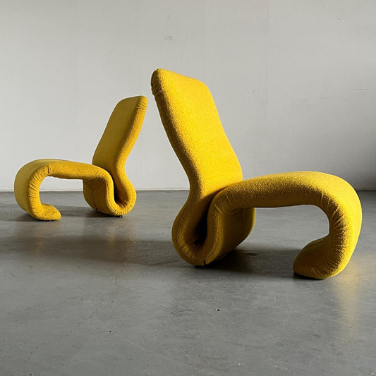 Vintage Space Age Stuhl von Olivier Mourgue Frankreich Set von 2