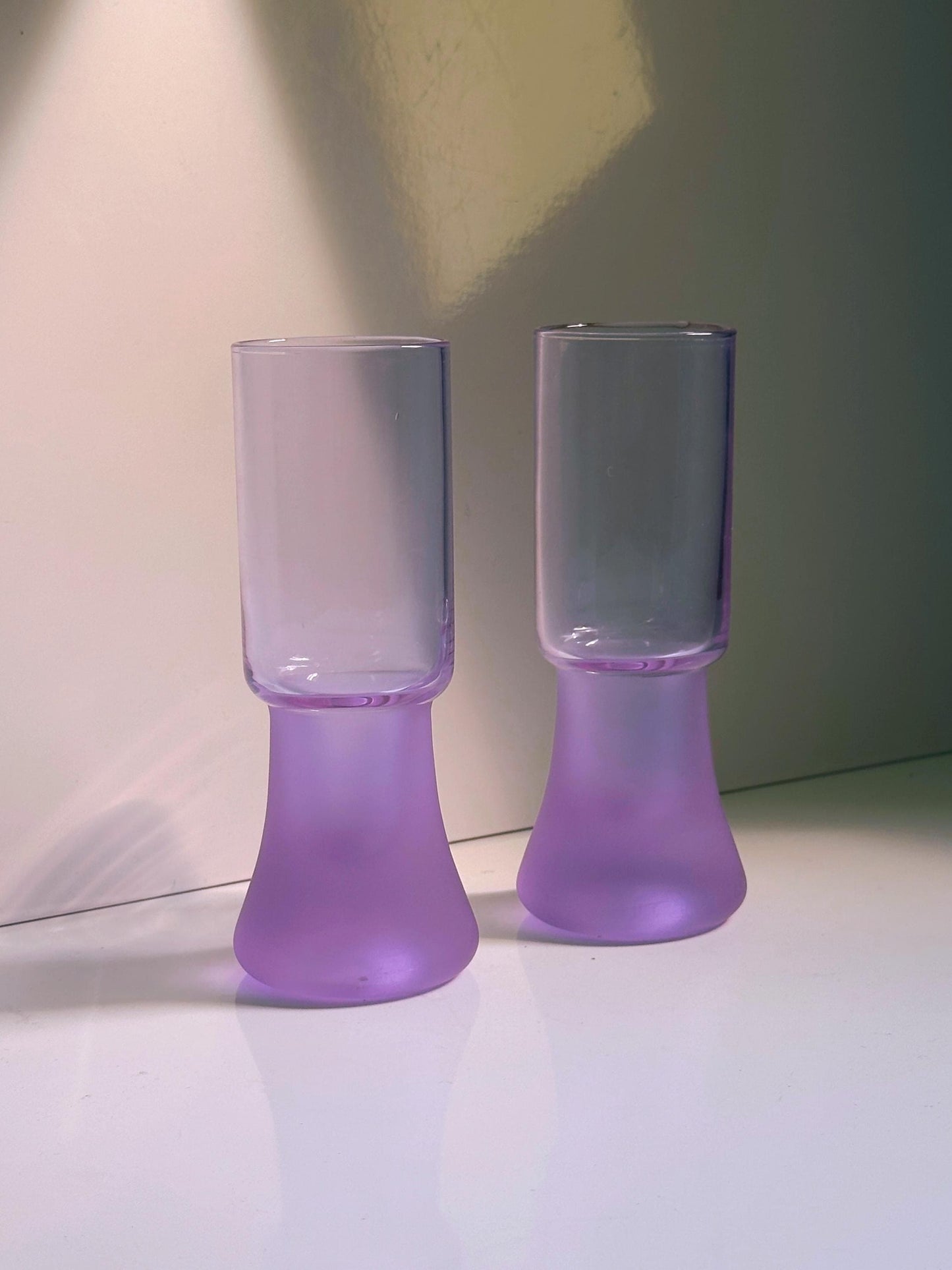 Vintage Longdrinkglas Alexandrit von Arnolfo di Cambio für Sergio Asti Set von 6