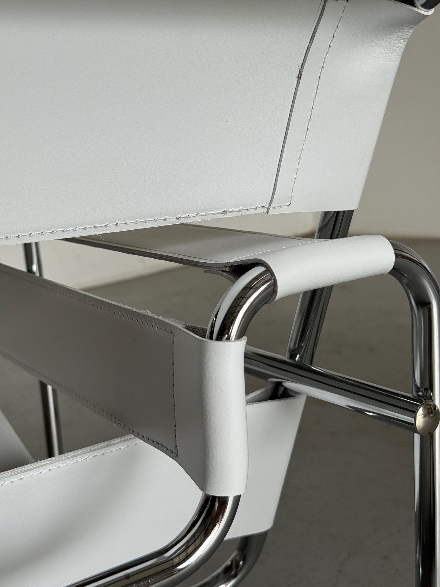 Vintage Wassily armchair by Marcel Breuer Bauhaus design 1970s