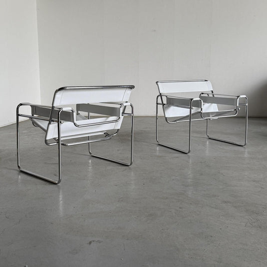 Vintage Wassily armchair by Marcel Breuer Bauhaus design 1970s