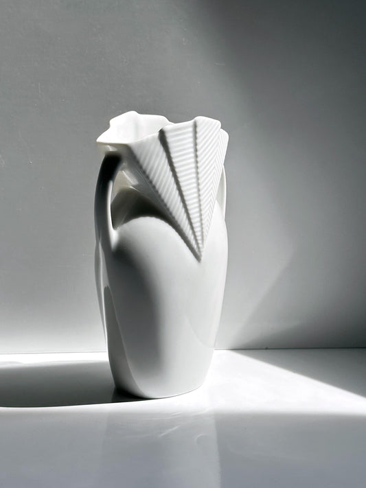Vintage Vase Porzellan von Kaiser Porzellan Art Deco Revival 1980er