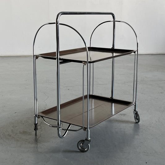 Vintage Servierwagen im Stil von Gerlinol 1970er