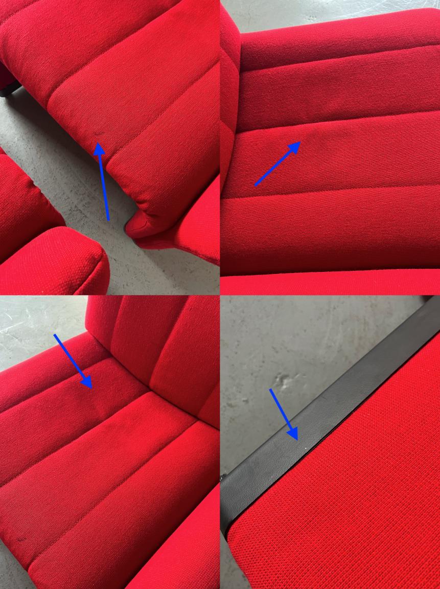 Vintage Sessel im Stil von Giancarlo Piretti 1970er Jahre Set von 2