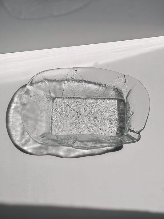 Vintage Schale Party Blatt von Ann und Göran Wärff für Kosta Boda