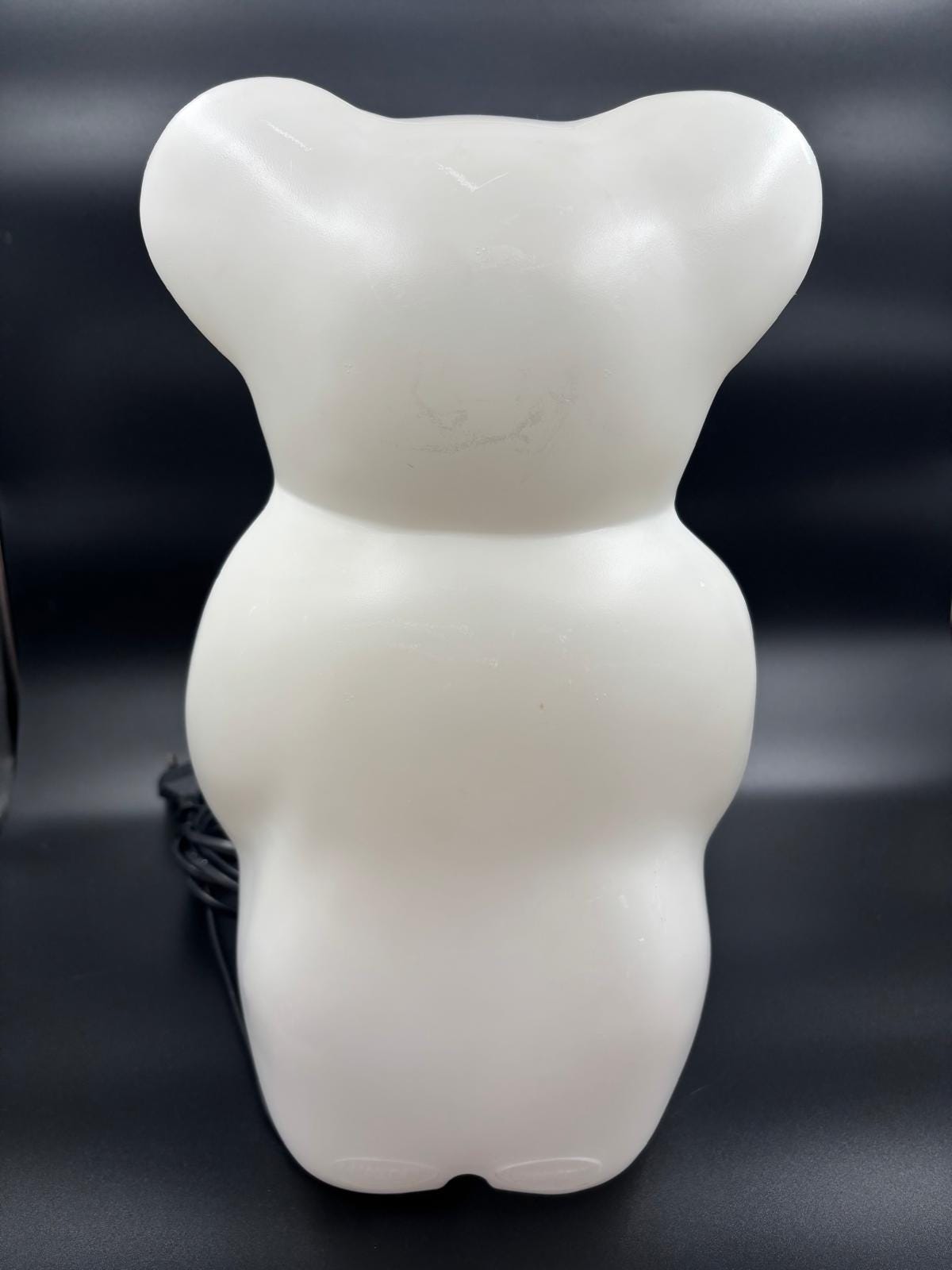 Vintage Tischlampe Der Sitz Bärenlampe von Lumibar weiß