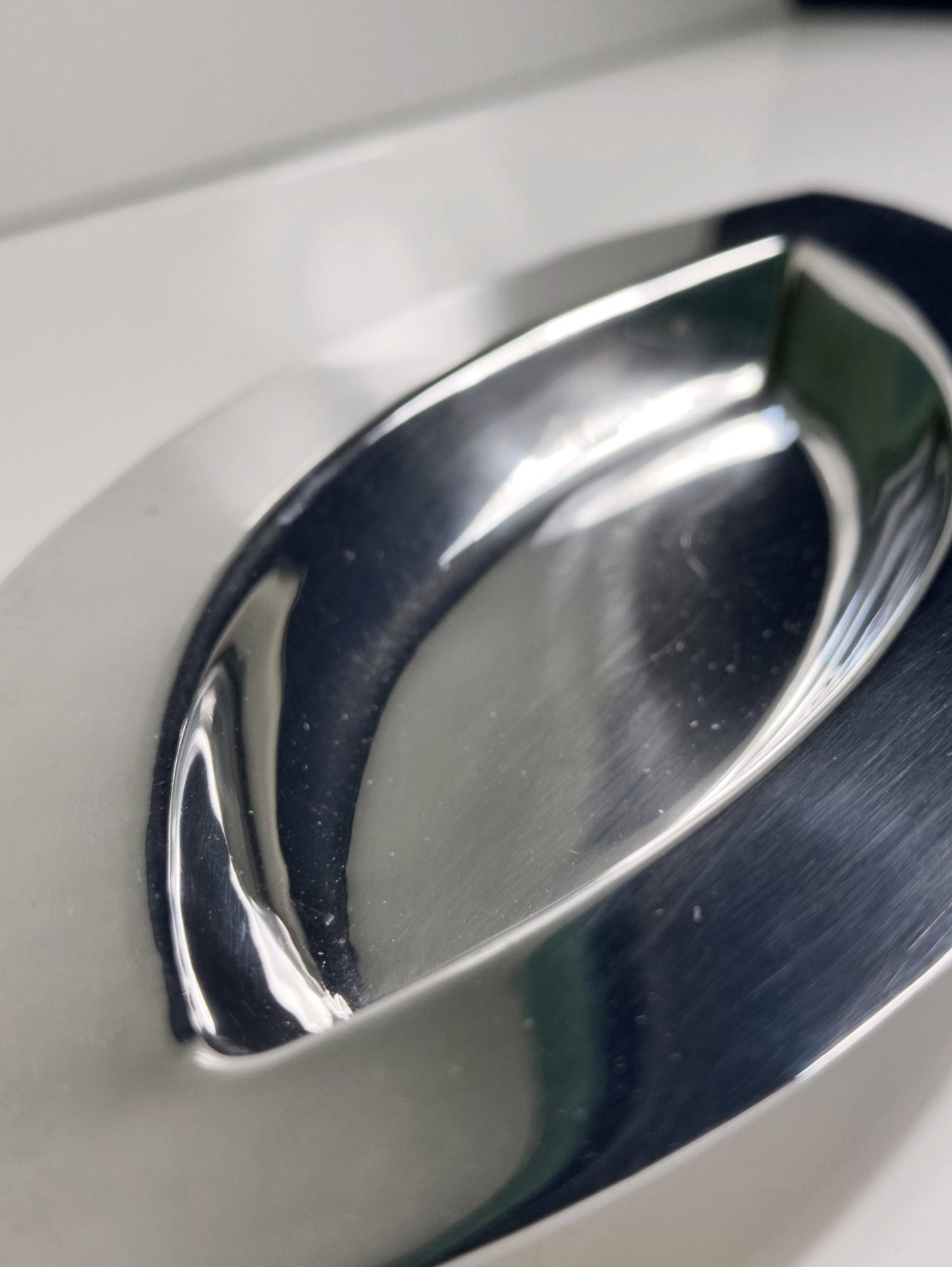 Vintage Schale mandelförmig versilbert