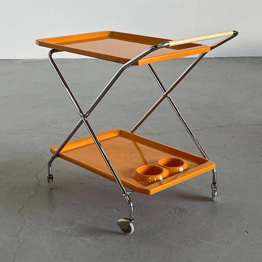 Vintage Klappwagen Orange von Italien 1970er