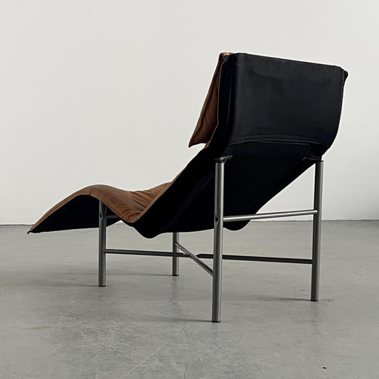 Vintage Chaise Longue Leder von Tord Bjorklund für Ikea 1980er Skandinavisch
