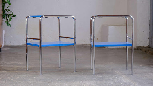 Vintage Nachttisch Set von 2 von Mücke Melder