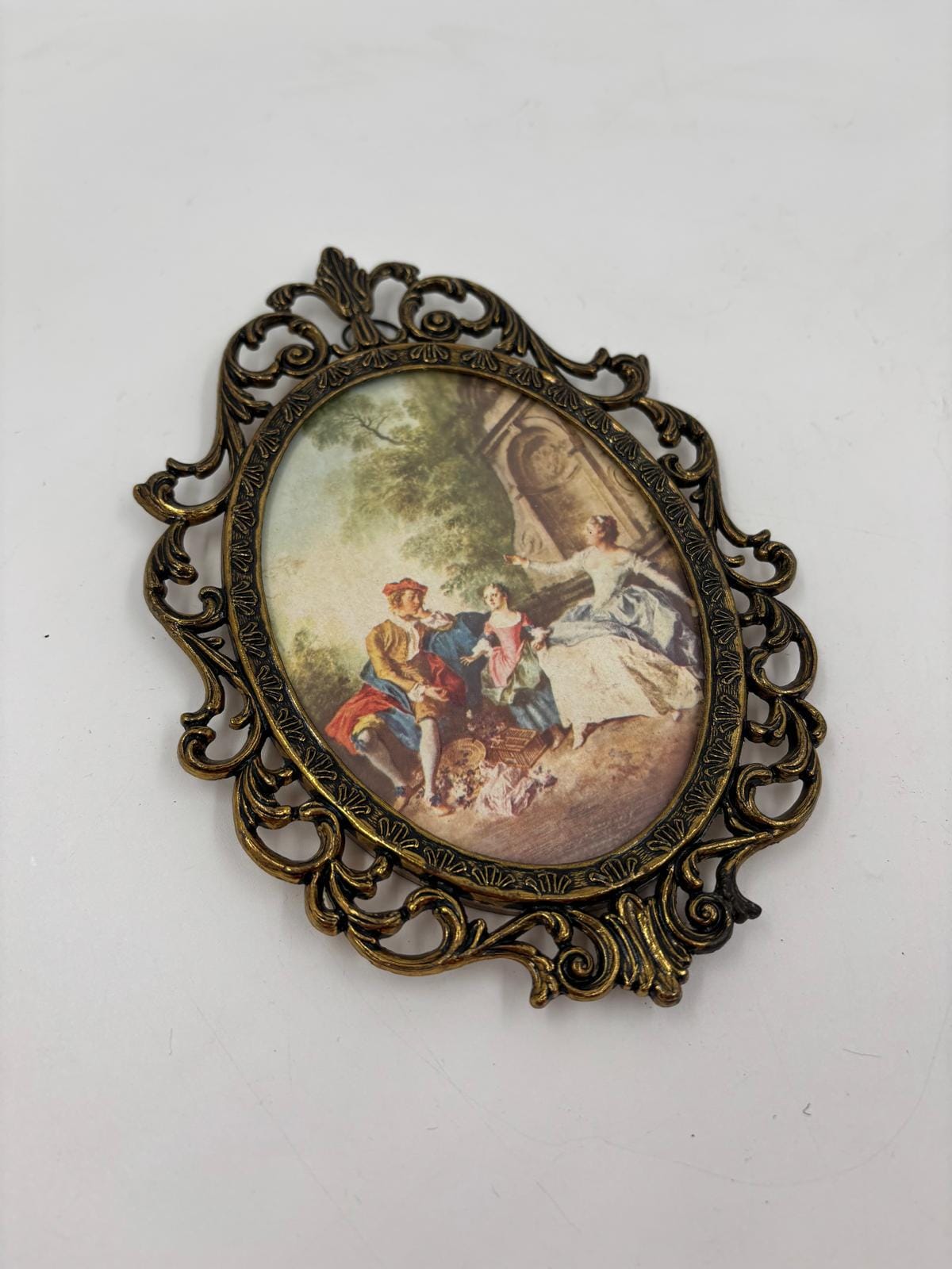 Vintage Bilderrahmen Set von 2 aus Messingguss