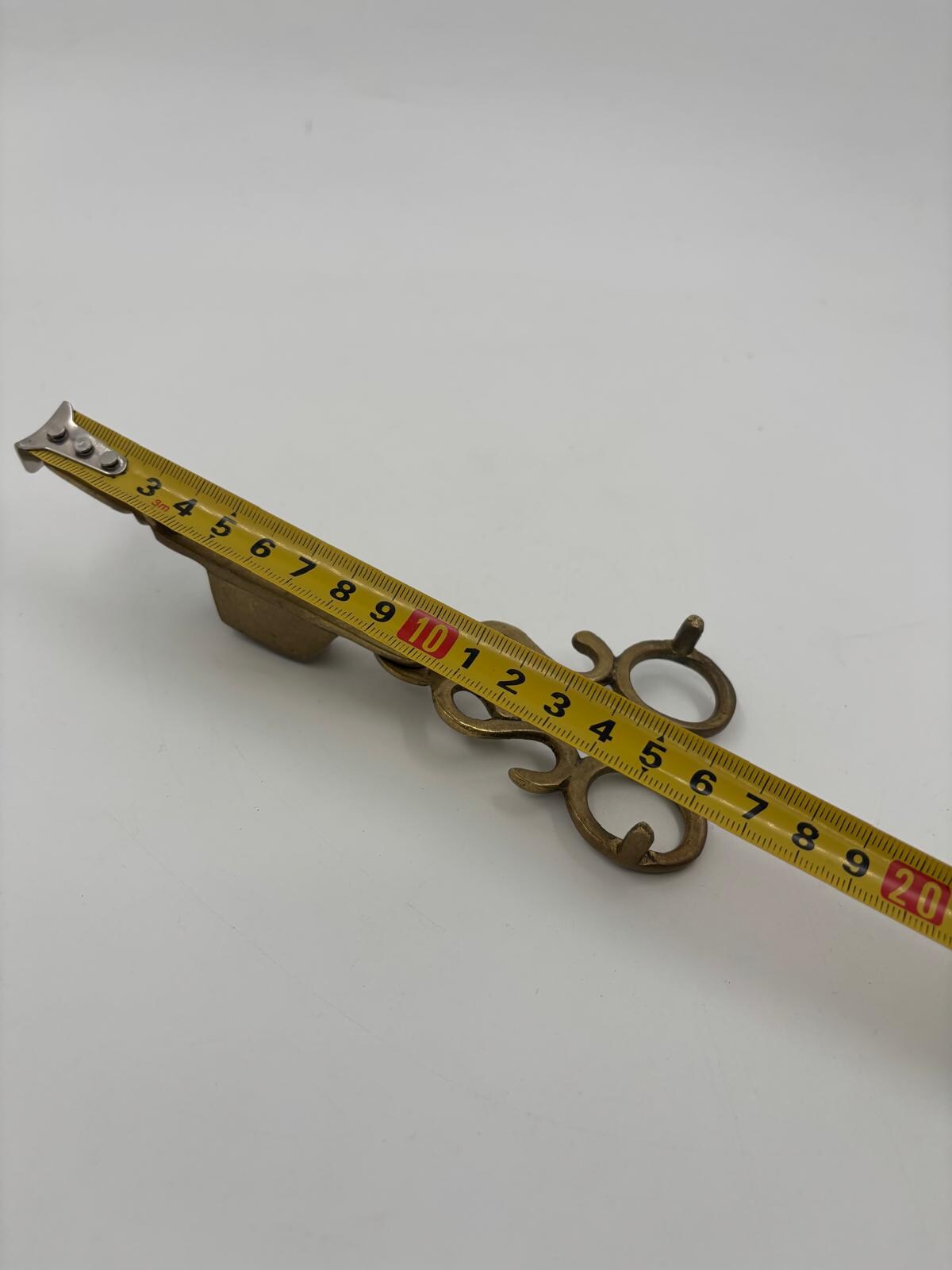 Vintage Kerzenlöscher in Scherenform aus Messing