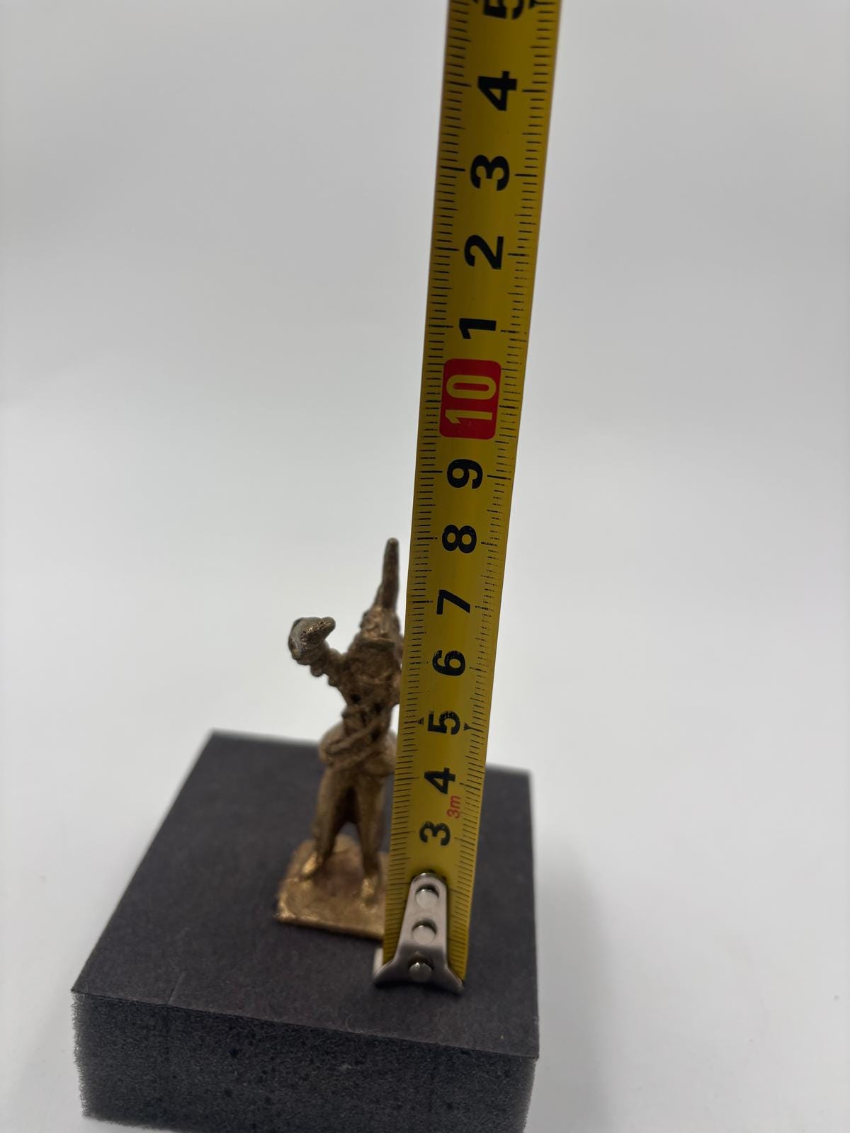 Vintage Skulptur tribal/ethno Stil Messingguss mit Patina sehr selten