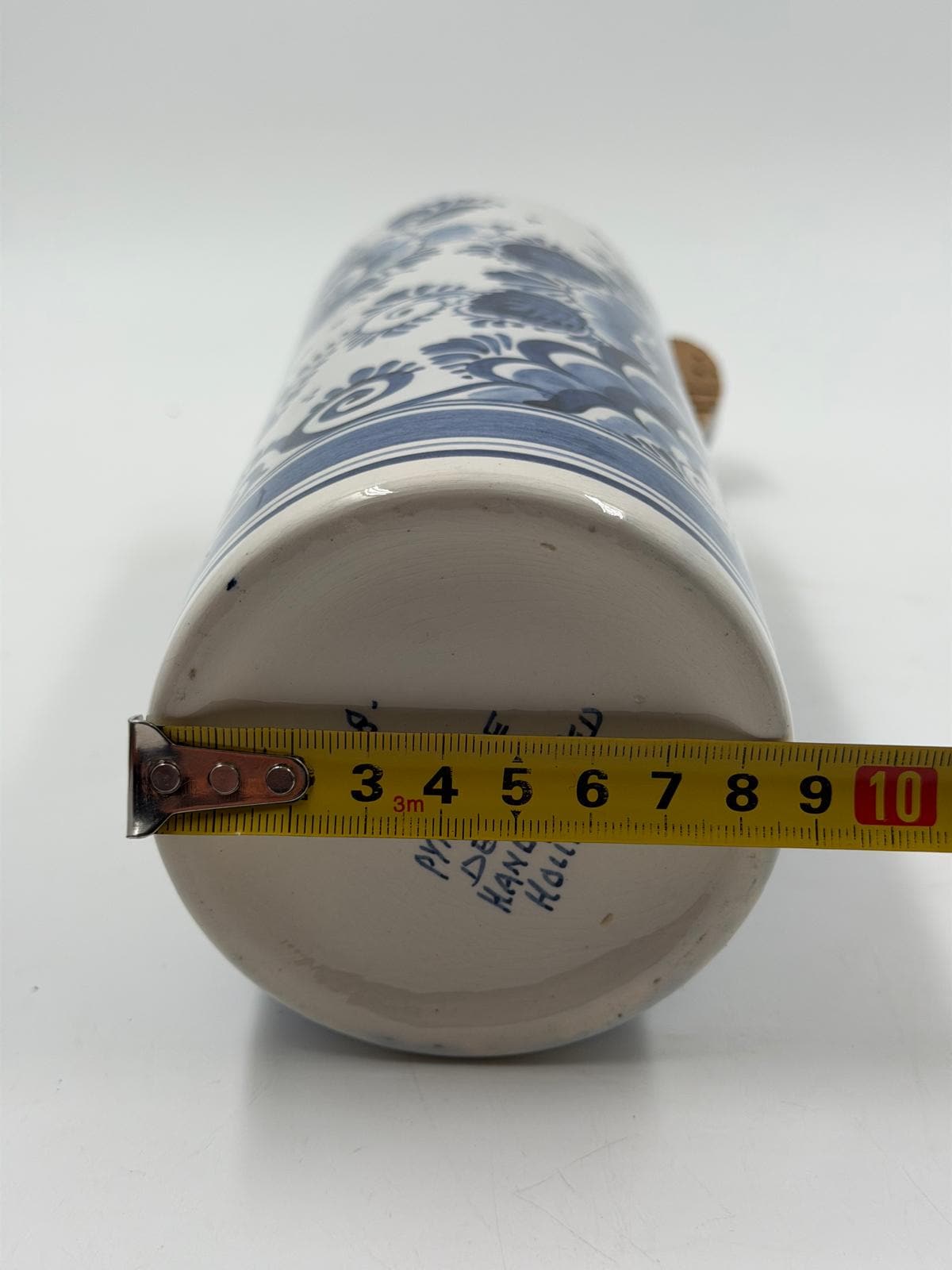 Vintage Vase Delft Blau mit Henkel