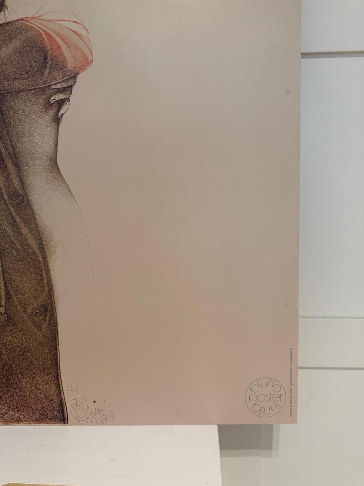 Vintage Offset-Lithographie Tenerezza von Bruno Bruni für Lineart GmbH