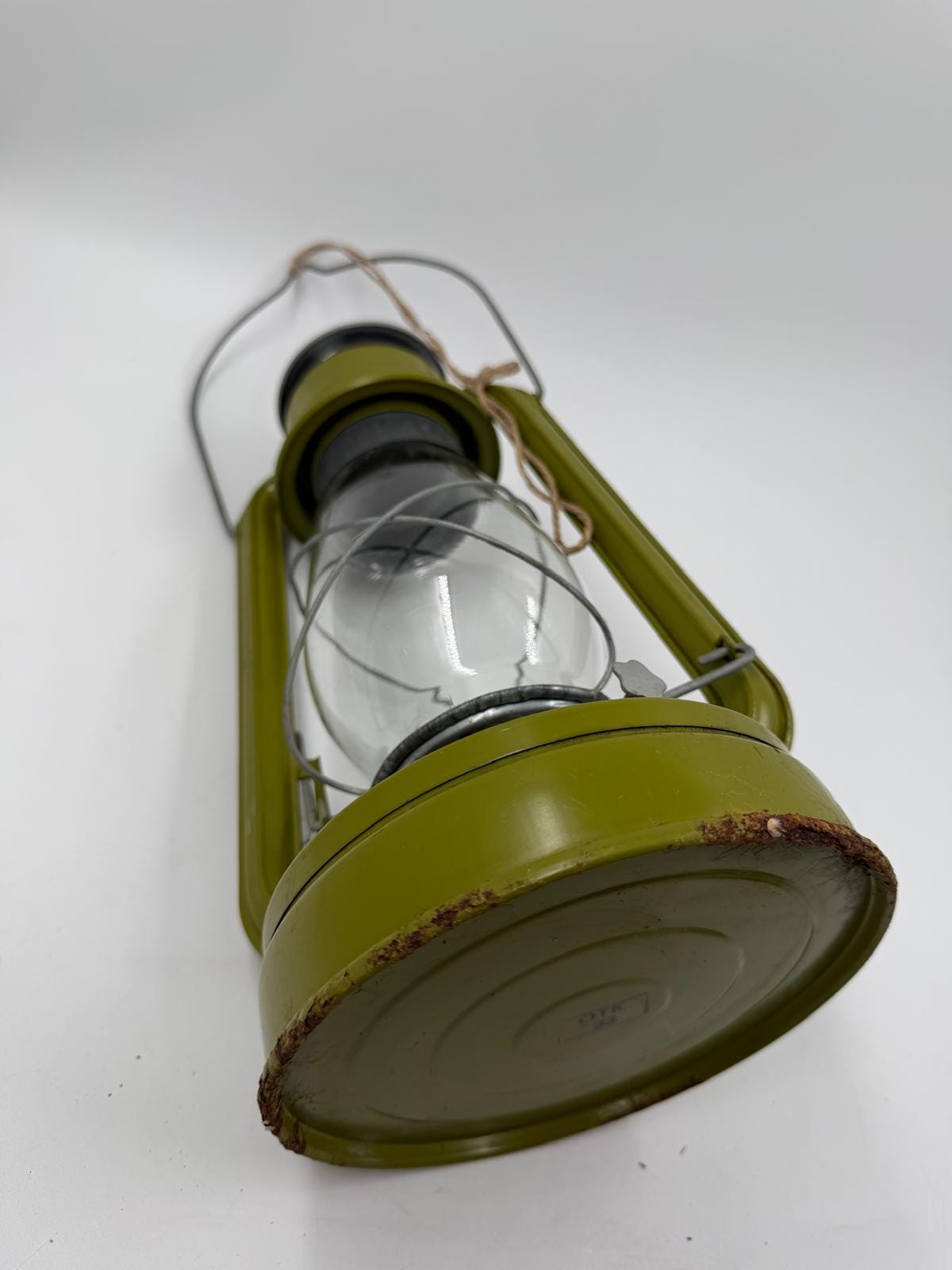 Vintage Sturmlampe grün lackiert von unbekannt für unbekannt