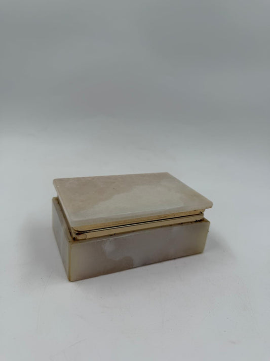 Vintage Dose Onyx und Messing