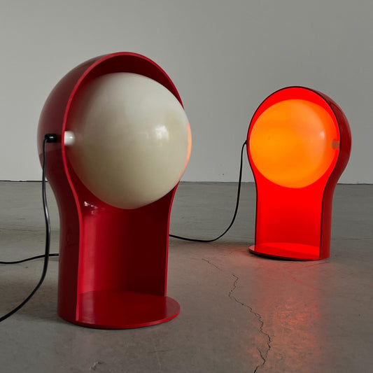 Vintage Tischlampe Telegono von Vico Magistretti für Artemide, Set von 2