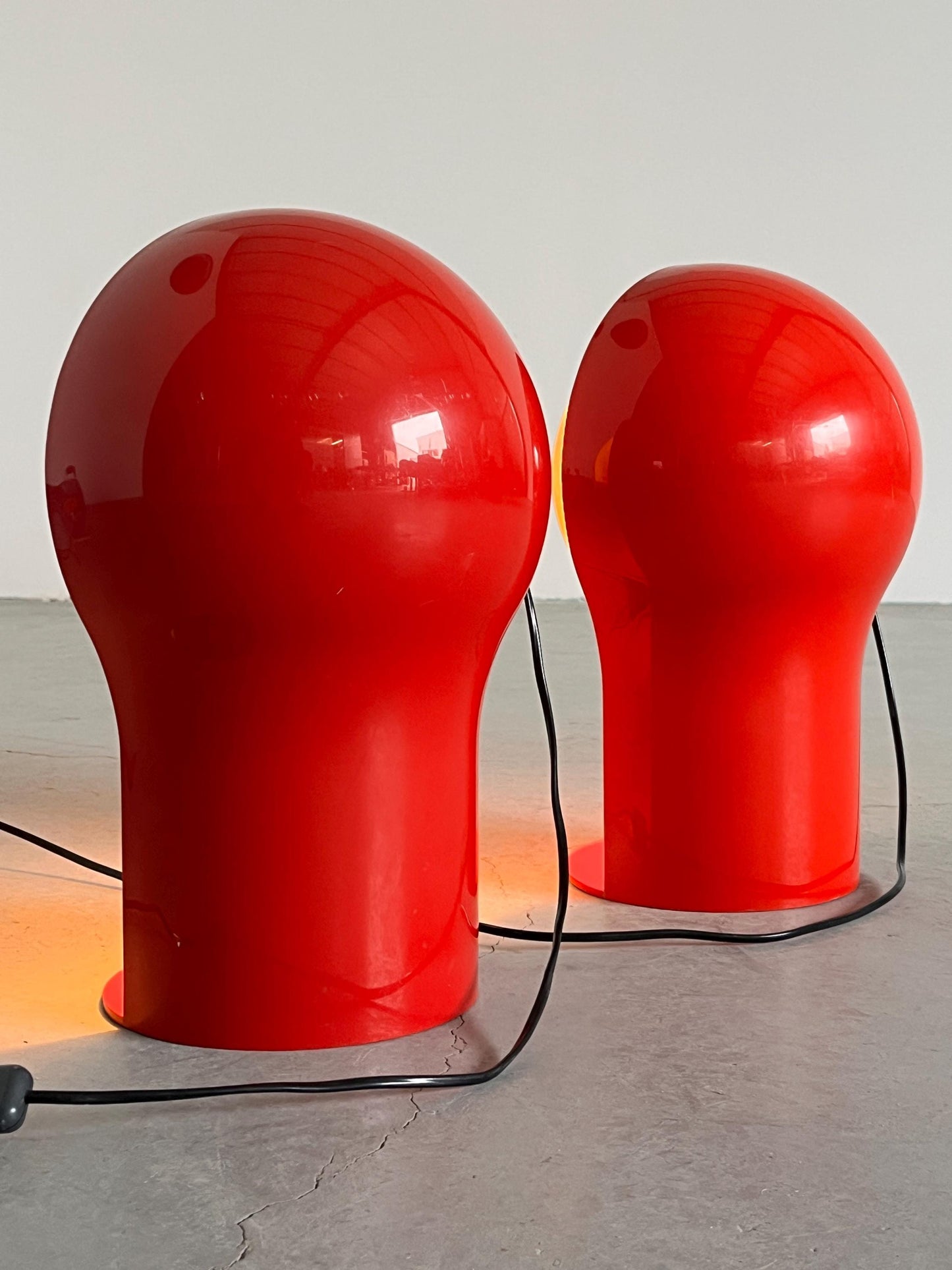 Vintage Tischlampe Telegono von Vico Magistretti für Artemide, Set von 2