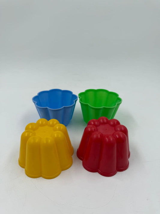 Vintage Puddingform Set von Dr. Oetker bunt
