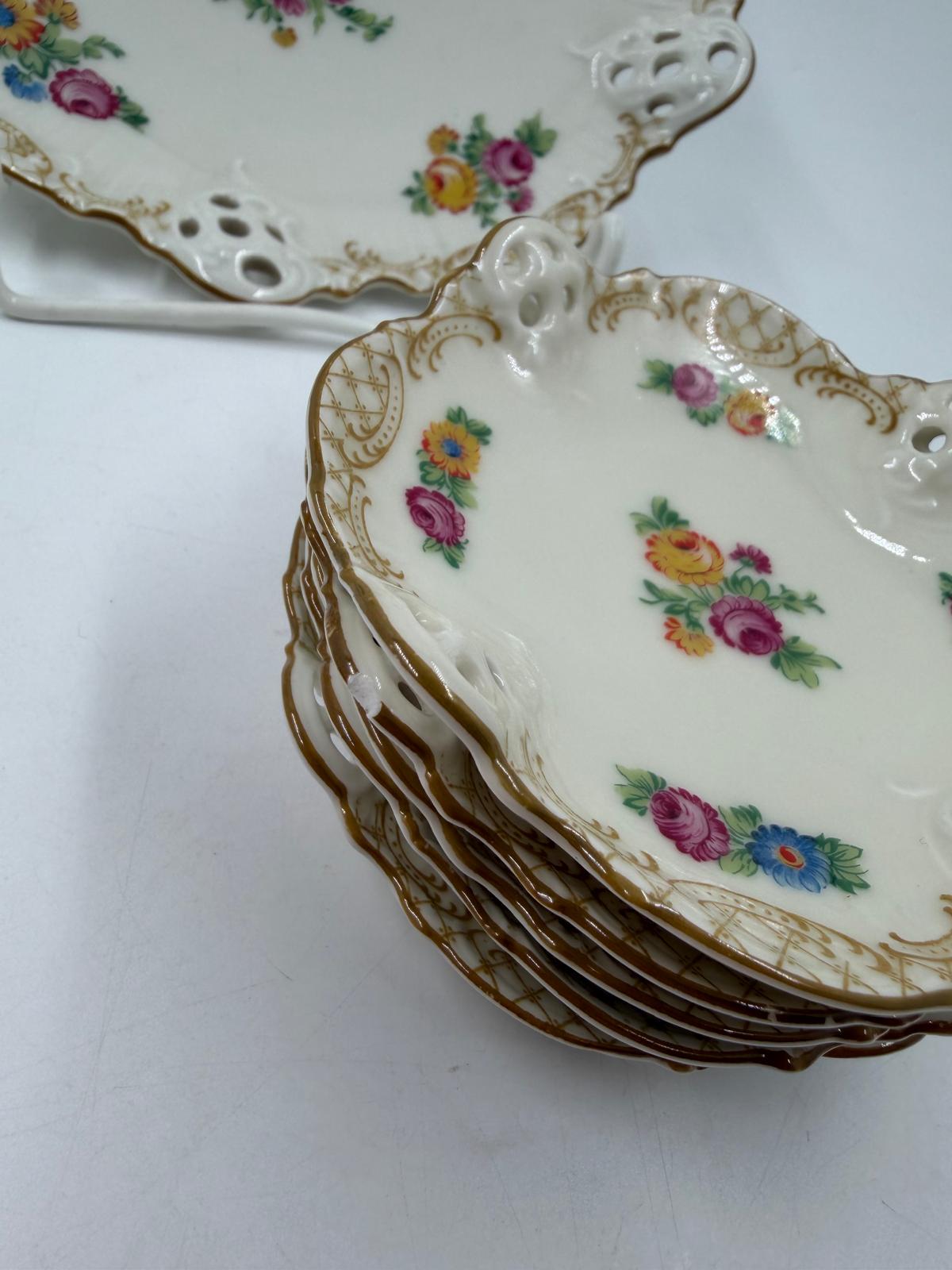 Vintage Schale Set von 6 Hellbrunn von Rosenthal