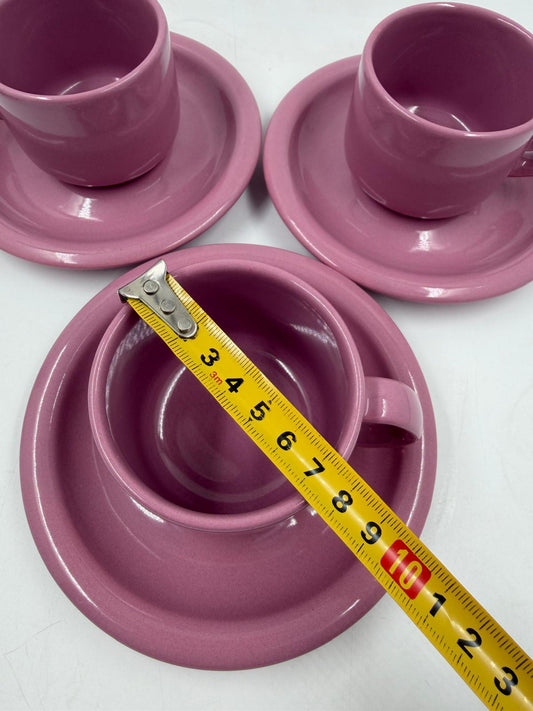 Vintage Kaffeetasse Set von 3 von Wächtersbach Keramik