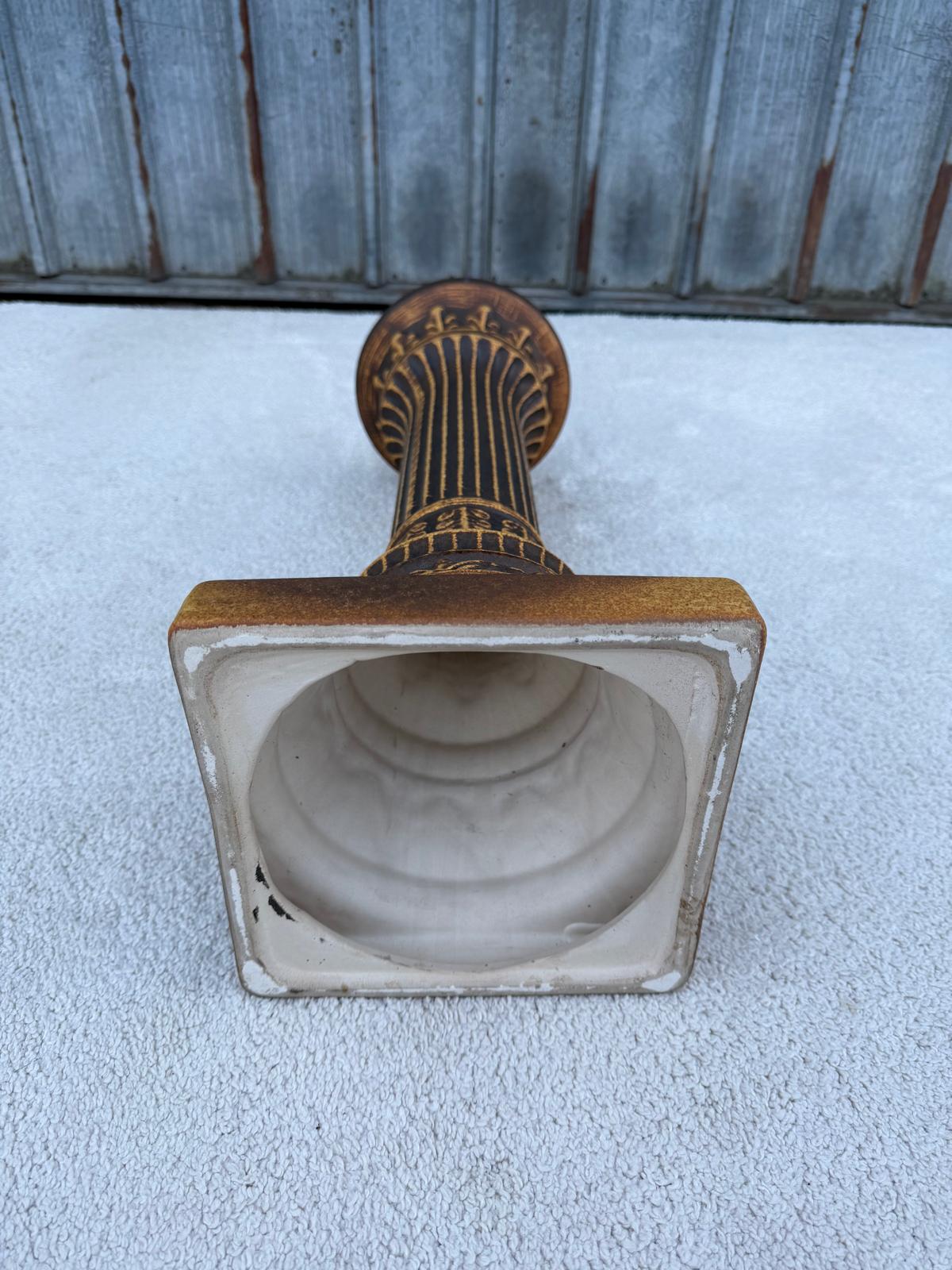 Vintage Säule Keramik römisch-griechisch 57 cm hoch