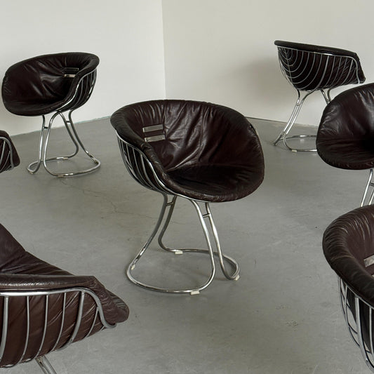 Vintage Armlehnstuhl Pan Am von Gastone Rinaldi für Rima Padova