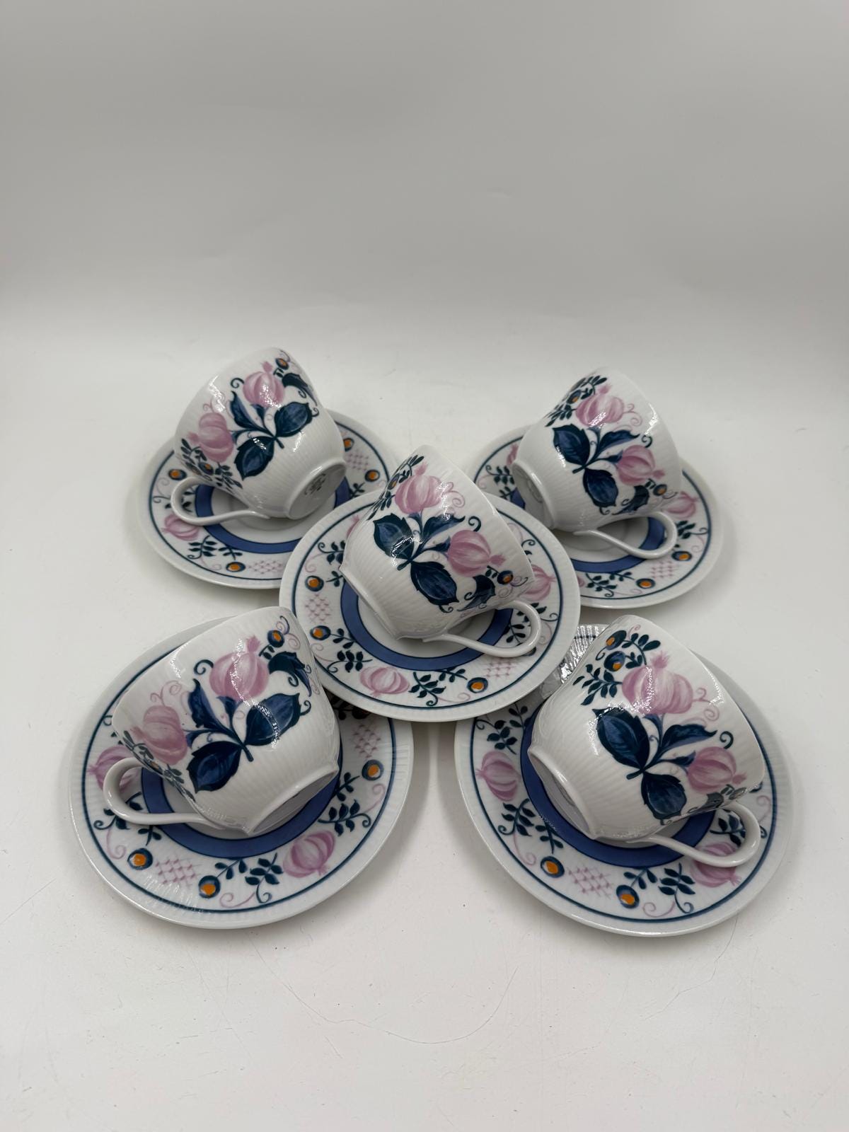Vintage Kaffeeservice von Seltmann Weiden Blumenmuster für 6 Personen