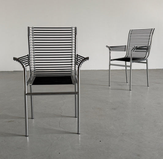 Set von 2 Vintage Armlehnstuhl Sandows von René Herbst für Formes Nouvelles