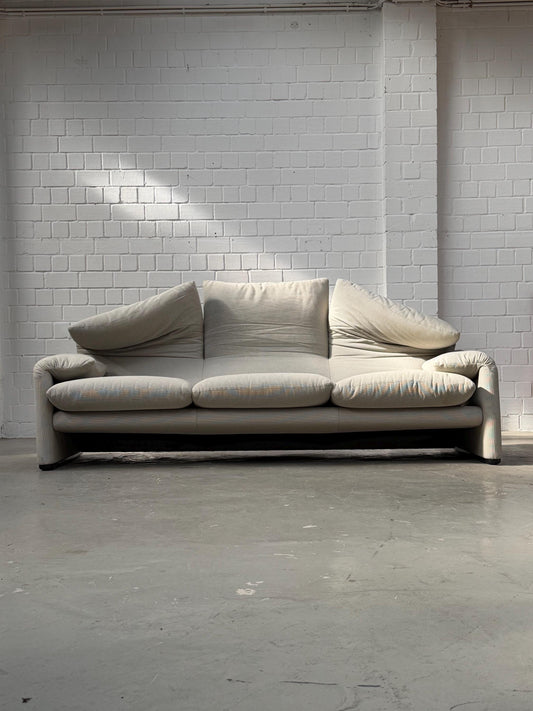 Vintage Sofa Maralunga 675 von Vico Magistretti für Cassina 3-Sitzer
