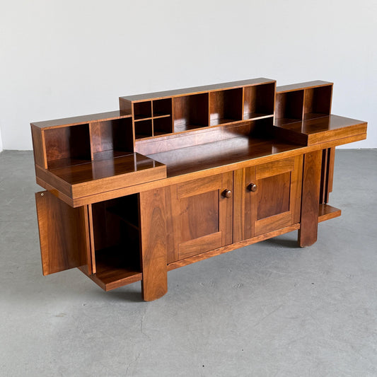 Vintage Sideboard Pranzo 602 von Silvio Coppola für Bernini Walnuss